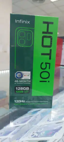 Infinix Hot 50i Ram 6+6/128GB Garansi Resmi Bisa COD