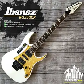 IBANEZ RG350DX - WHITE (UPGRADE PICKUP &  TREMOLO)