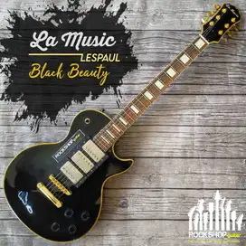 LAMUSIC LESPAUL BLACKBEAUTY (Model seperti Epiphone Black Beauty)