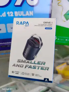 RAPA TECH Drive  Car Charge USB A + USB C Fastcharge