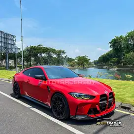 BMW M4 COMPETITION G82 2022 TORONTO RED FULL CARBON PARTS !!
