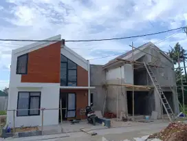 Rumah mezanine mewah hanya 5 menit dari stasiun Depok lama
