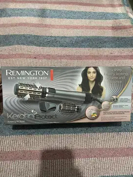 Hairdryer Remington Sisir Angin Keratin Protect Rotating Air AS8810