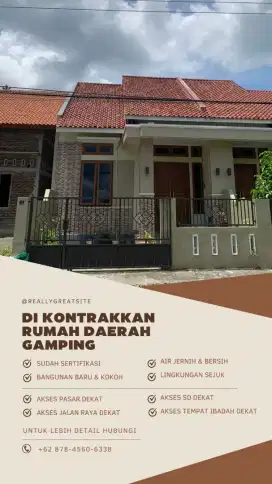Dikontrakkan pertahun rumah pribadi beserta beberapa fasilitas