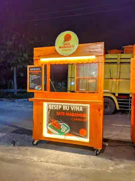 Gerobak booth, gerobak angkringan, gerobak mie ayam bakso, dll