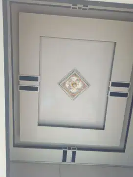 Pasang plafon pvc dan gypsum
