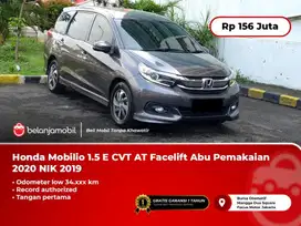 [ LOW KM 34RB ] Honda Mobilio 1.5 E CVT AT Facelift Abu 2019 2020