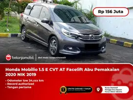 [ LOW KM 34RB ] Honda Mobilio 1.5 E CVT AT Facelift Abu 2019 2020