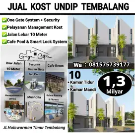 Jual KOS Murah 10KT 1,3Milyar dekat UNDIP jalan Mulawarman Tembalang