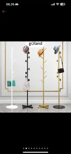 Stand Hanger Gantungan baju,topi,Tas aesthetic multifungsi anti karat