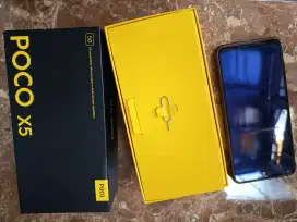 Xiaomi Poco X5 5G 6+2GB/128GB Hitam Mulus Fullset Ori