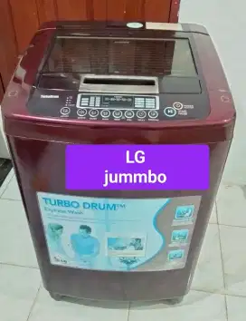 Mesin cuci automatic LG 9,5 kg JUMMBO