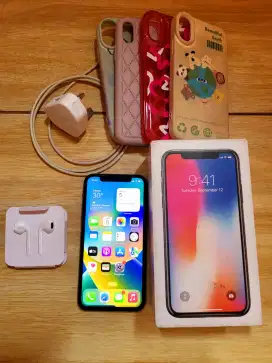 Dijual HP Iphone X 256Gb Ibox