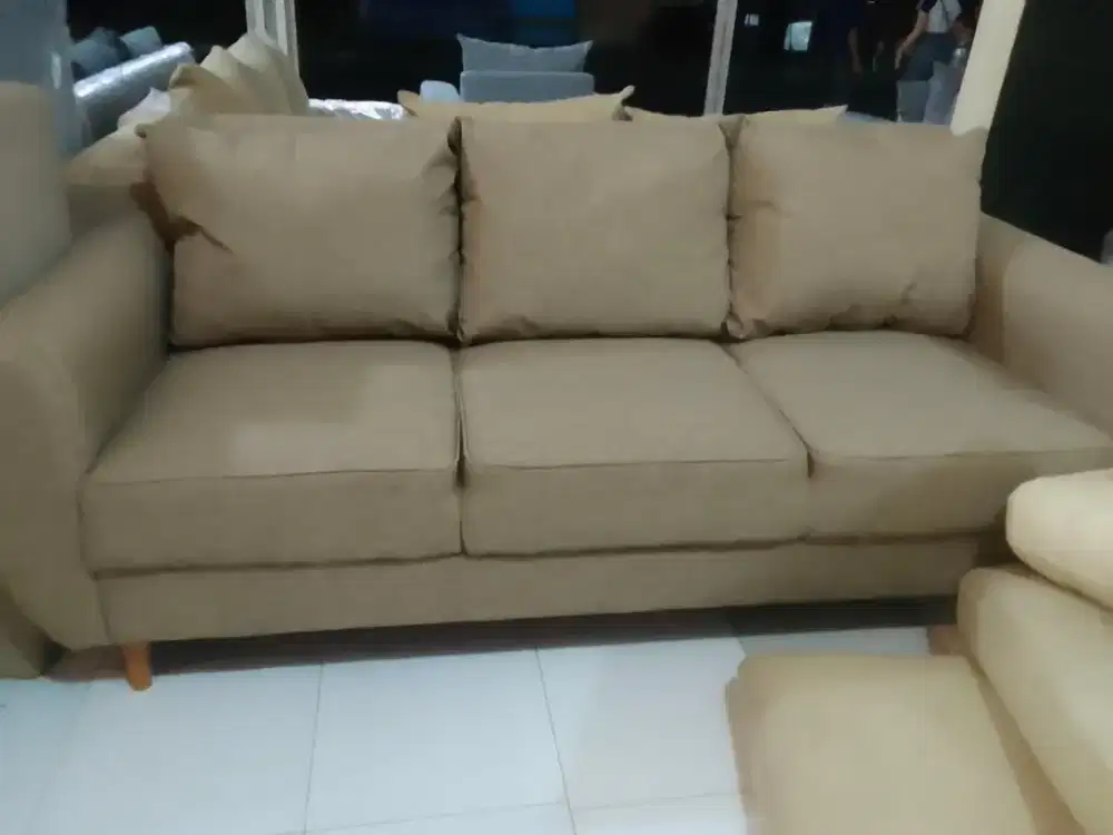 Sofa Single 2 ddkn / 3 Orang Duduk untuk Depan Tv ,di Dalam Kamar kos