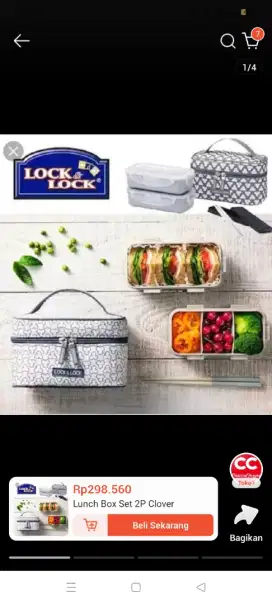 Tas lunc box lock and lock original