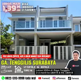 Jual rumah surabaya, rumah tenggilis, rumah modern minimalis, rumah