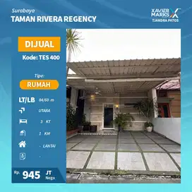 Dijual Rumah Minimalis Taman Rivera Regency Dekat UPN dan Merr