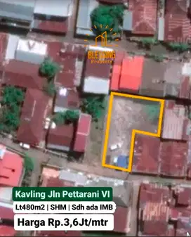 jual tanah kavling pettarani panakkukang pusat lota