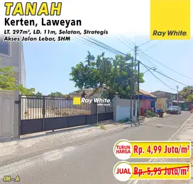Tanah dijual Kerten Solo utara hotel Sunan cocok untuk rumah mewah
