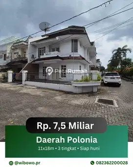 DIJUAL VILLA JALAN MUSTANG KOMPLEK VILLA POLONIA INDAH