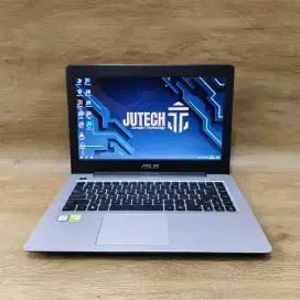 Laptop Gaming  Asus Slim Core i5 Gen 6 Ram 12GB + Dual VGA bonus Mouse