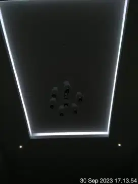 Elektronik gypsummurah lampu LED plafon drop cielling spesialist