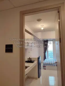 DISEWAKAN TOKYO RIVERSIDE PIK2 GINZA FUJI AKIHABARA STUDIO FURNISHED