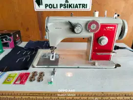 Mesin jahit Multifungsi JUKI DIA ROTARI 6 ori JAPAN komplit siappakai