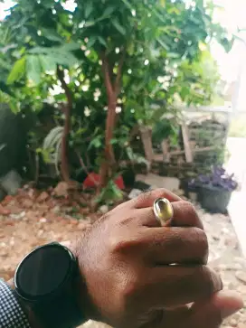 cincin solar super gagang perak tempahan
