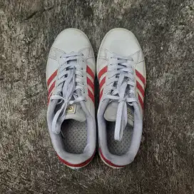 Adidas grand court uk 42white red