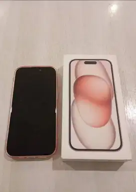 Jual iphone 15 128GB pink !