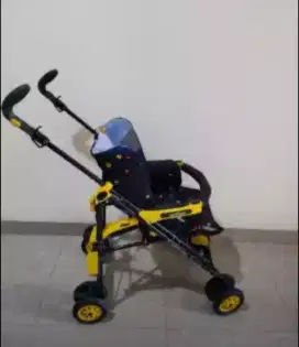 [Preloved] Stroller Dorongan Bayi Anak Merek Pliko