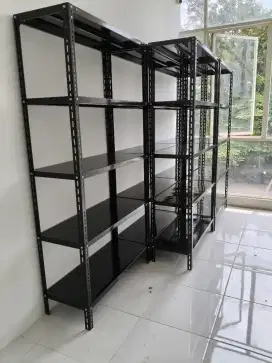 Rak besi siku lubang ful besi