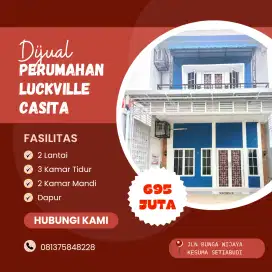 PERUMAHAN DI TJ SARI SETIABUDI LUCKVILLE CASITA BANGUNAN 2 TINGKAT