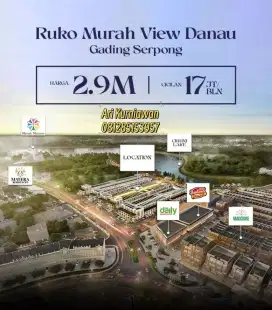 Maggiore signature east punya ruko dp 5%! Kpr pasti dibantu sd approve