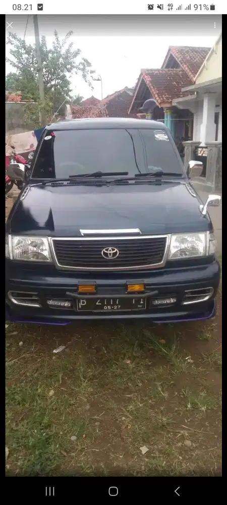 Toyota Kijang 1997 Bensin mt biru metalik