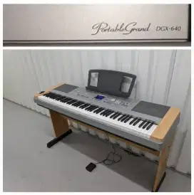 Jual keyboard yamaha portable grand DGX-640,normal,harga 6,9jt bs nego