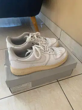 Nike Air Force 1 Triple White Size 42