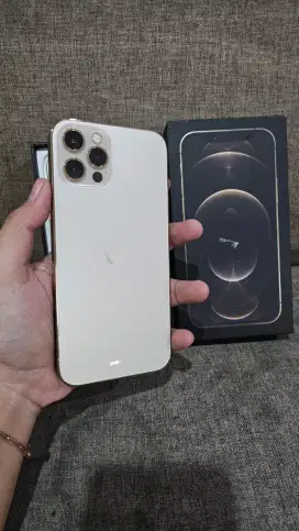 Iphone 12 Pro, 128 Gb, Ibox, bh 100%, garansi Ibox habis, seken, gold