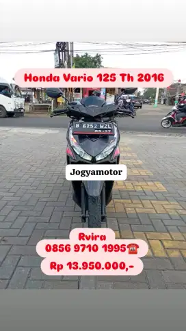 Honda vario 125 tahun 2016 plat tangsel