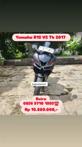 Yamaha R15 V3 Th 2017 plat tangsel