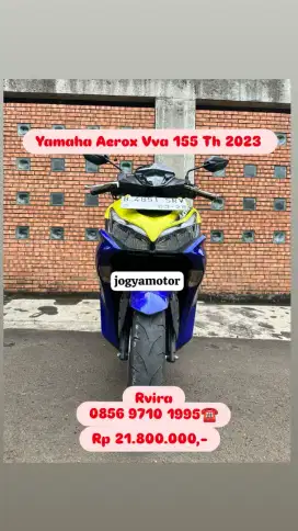 Yamaha aerox connected th 2023 plat jaksel