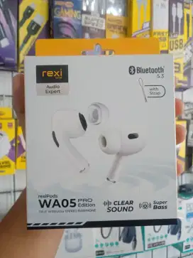 Tws Rexi WA05 Bluetooth Earphone Gaming Dual Mode
