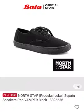 Sepatu Hitam NORTH STAR (BATA)