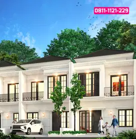 Rumah 2 Lantai 5 Menit ke GDC 10 Menit Stasiun Depok DP 0 Free Biaya