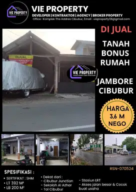 TURUN HARGA   , HARGA DIBAWAH PASARAN, TANAH BONUS RUMAH DI CIBUBUR