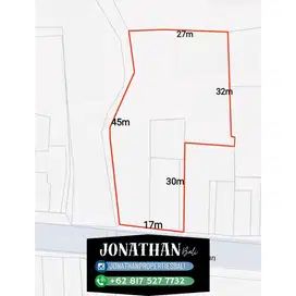 DIJUAL CEPAT TANAH LOKASI PRIME AREA KOMERSIAL KOTA TABANAN - LSAR