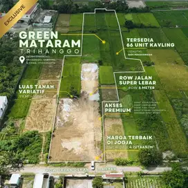 Dekat Ringroad Barat Jogja, Tanah Dijual Area Trihanggo Gamping