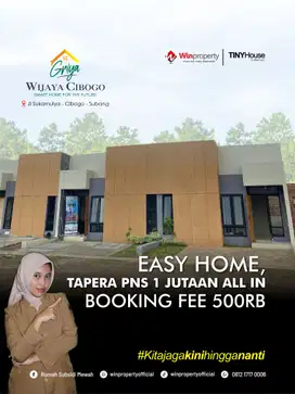 BOOKING RUMAH 500 RIBU DI GRIYA WIJAYA CIBOGO