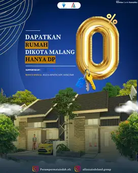 Rumah mewah modern 1 lantai kedungkandang kota malang